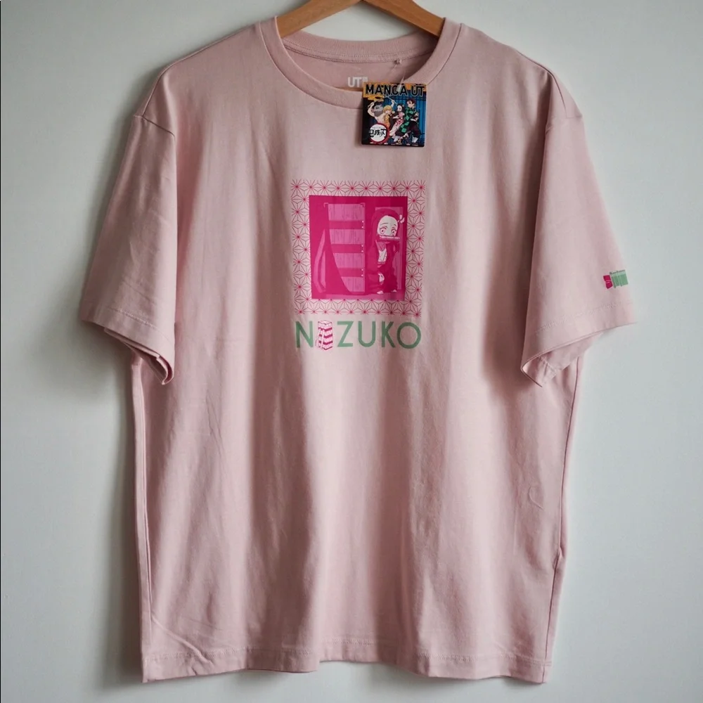 Nezuko demon slayer kimetsu no yaiba uniqlo t shirt - Picture 5 of 7